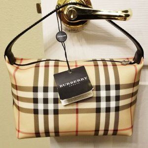 (SOLD) NWT Auth BURBERRY Purse Small Nova Check Bag Made in Italy Orig€495 euros
